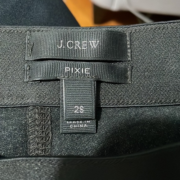 J.crew pixie dress pants charcoal nwot size 2s short stretch pints knit - Picture 4 of 7